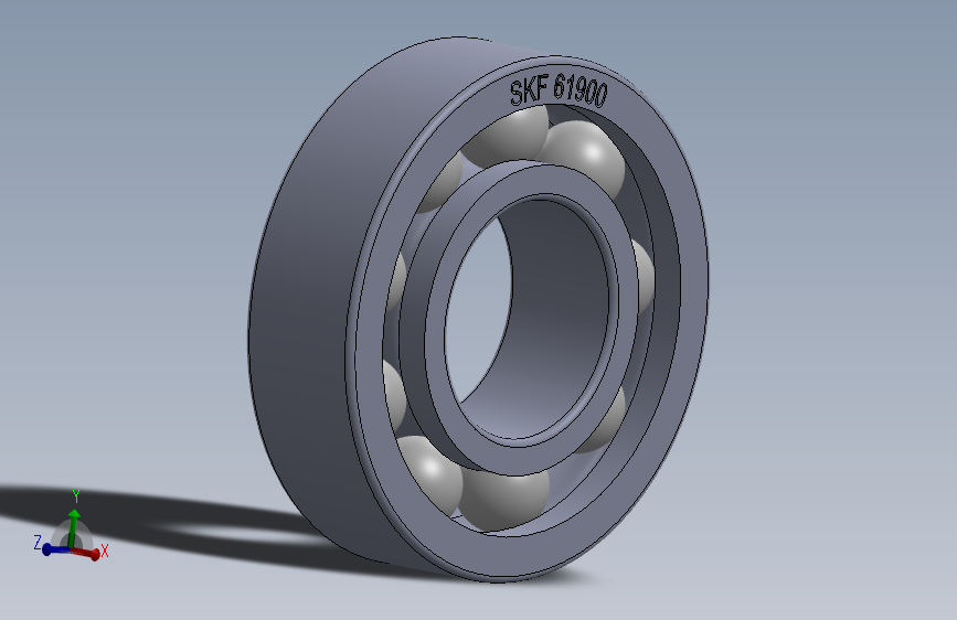 滚珠轴承-SKF BALL BEARING 61900 10x22x6