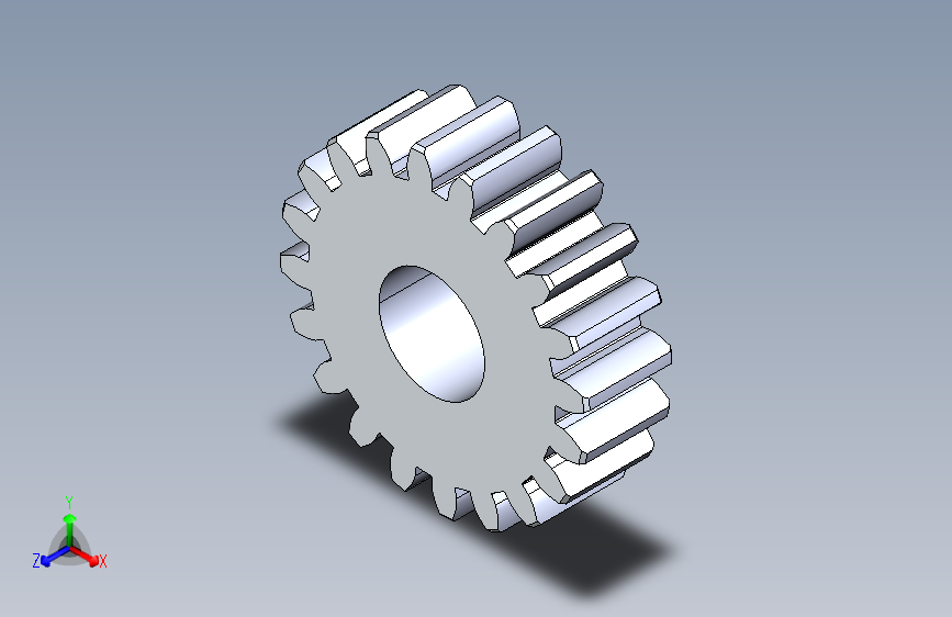 正齿轮-m0.8 20PA 20t Spur Gear