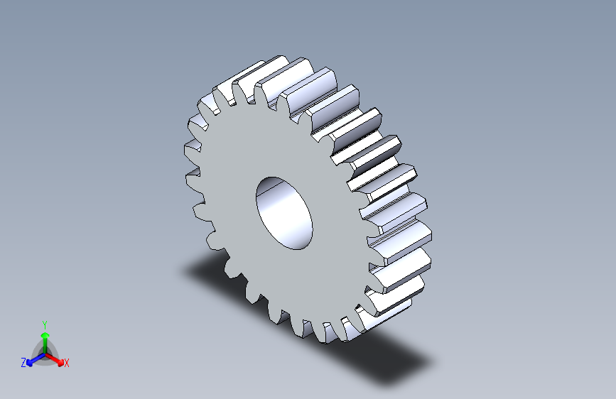 正齿轮-m0.8 20PA 25t Spur Gear