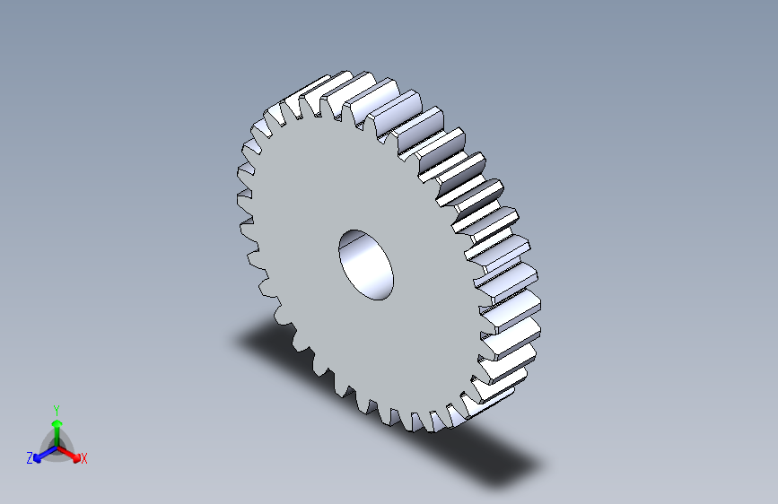 正齿轮-m0.8 20PA 34t Spur Gear