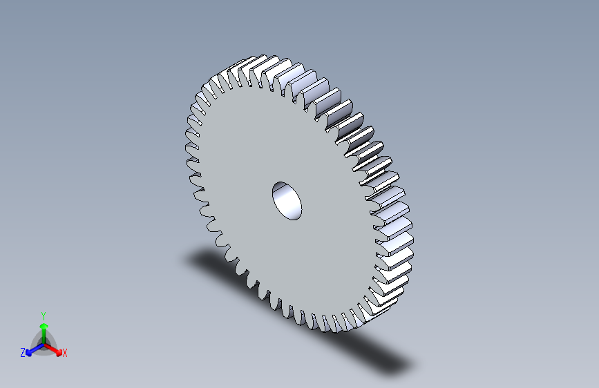 正齿轮-m0.8 20PA 50t Spur Gear