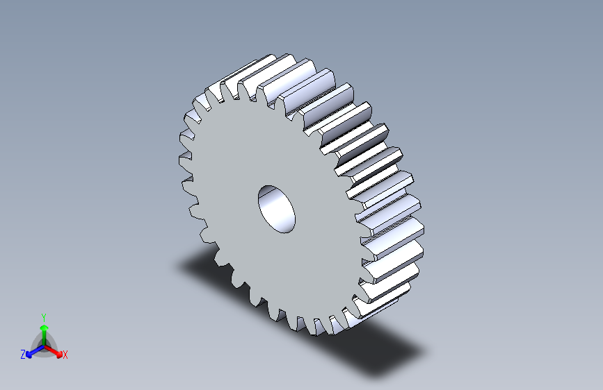 正齿轮-m1 20PA 30t Spur Gear