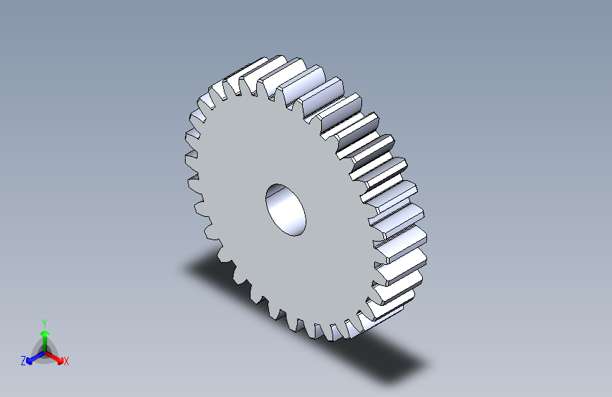 正齿轮-m1.5 20PA 32t Spur Gear