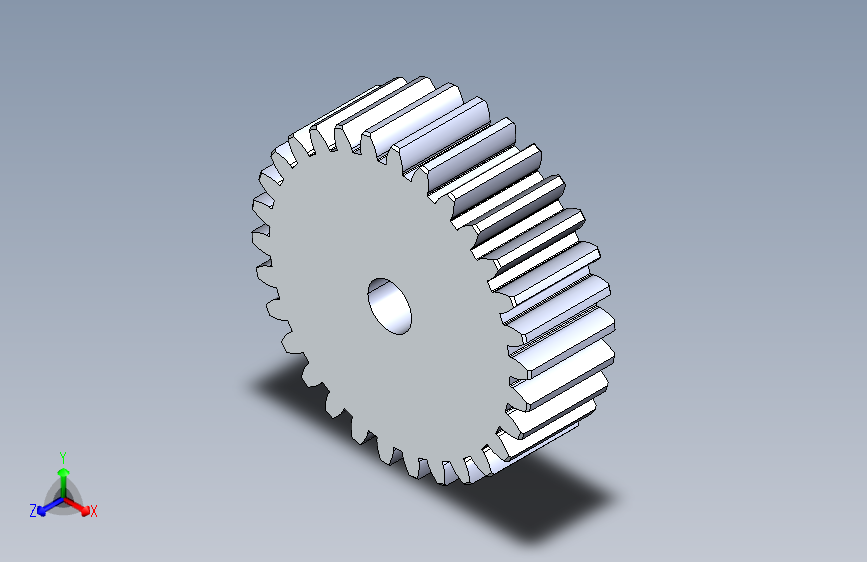 正齿轮-m2 20PA 30t Spur Gear