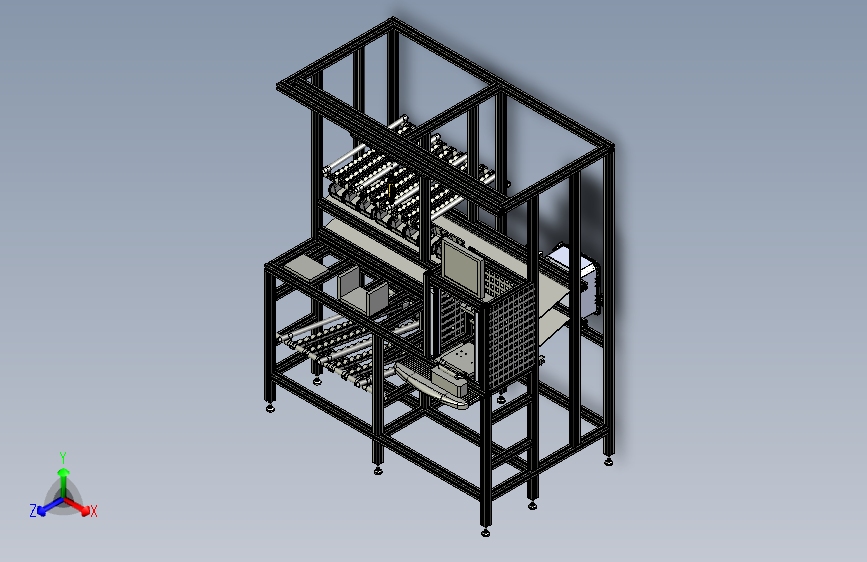 Analysis Station挤压铝工作站3D图纸 STEP格式