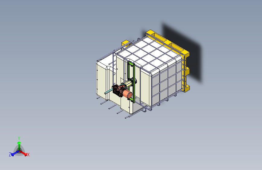 Eurocub工业搅拌机3D数模图纸 igs stp x_t格式