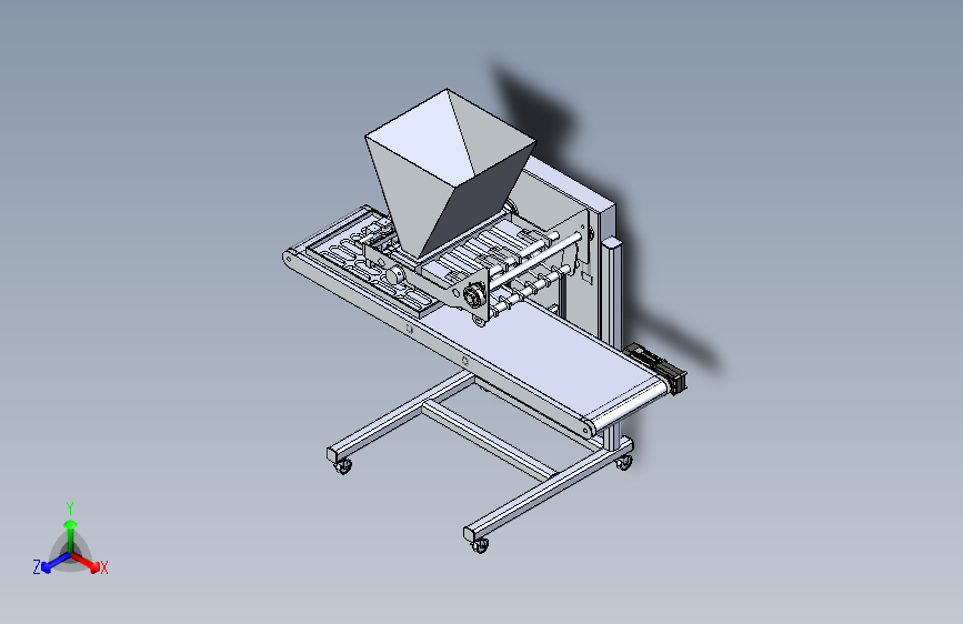 Dough Depositor面团挤出机3D图纸 IGS格式