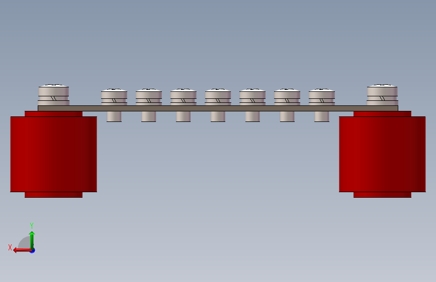 零排 背面视图