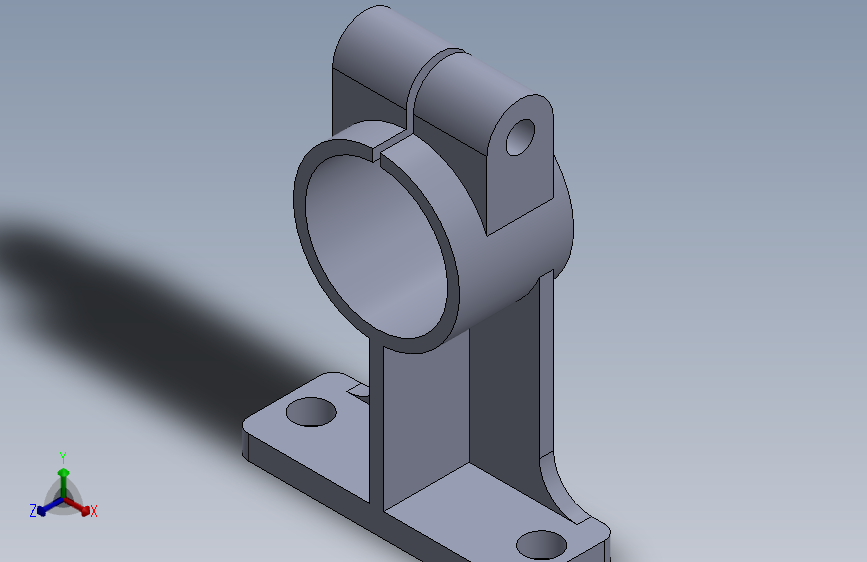 SW建模练习题-practice 69_SOLIDWORKS 2016_模型图纸下载 – 懒石网