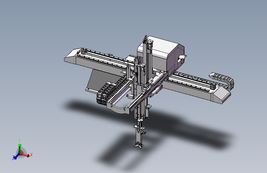 伺服注塑机械手 3D模型