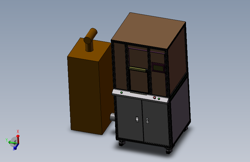 电机定子硫化清洗机3D模型
