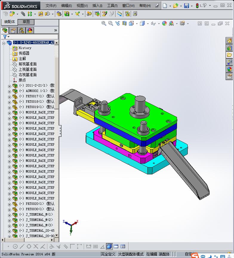 RJ45自动内模下料