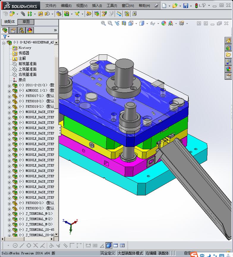 RJ45自动内模下料