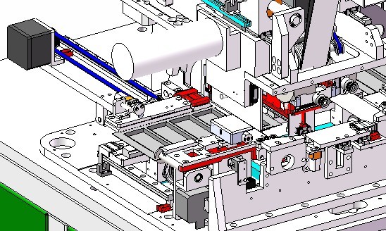 电子部件载带切断机设备设计模型
