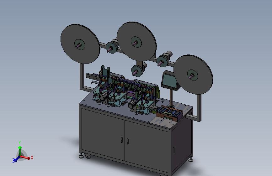 连接器插PIN折料机3D模型