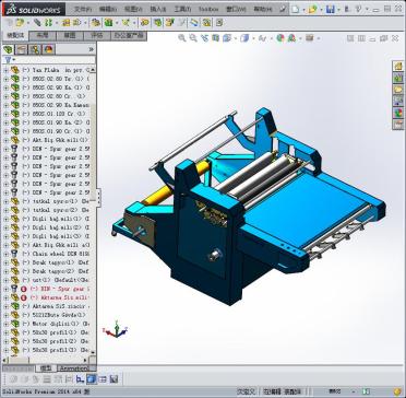 自动化覆膜机3D模型