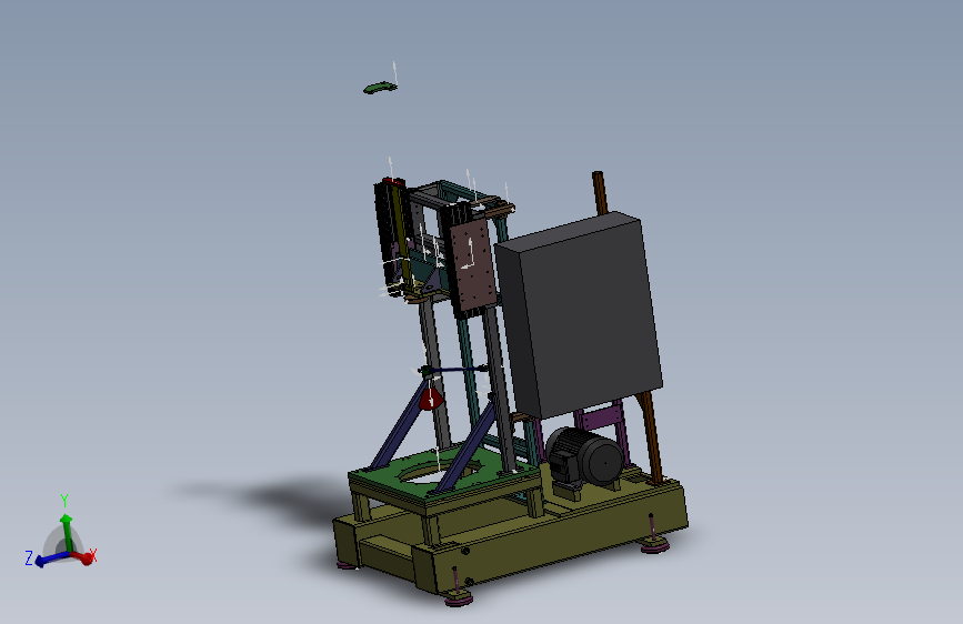 自动化设备简要结构3D模型