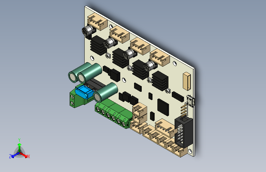 Creality Ender6 开发板PCB板完整模型