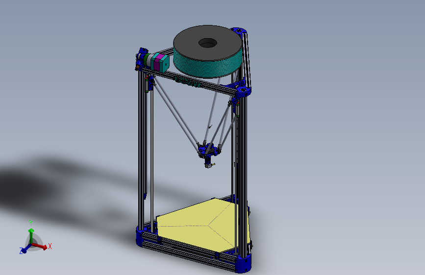 高智能化三角洲3D打印机