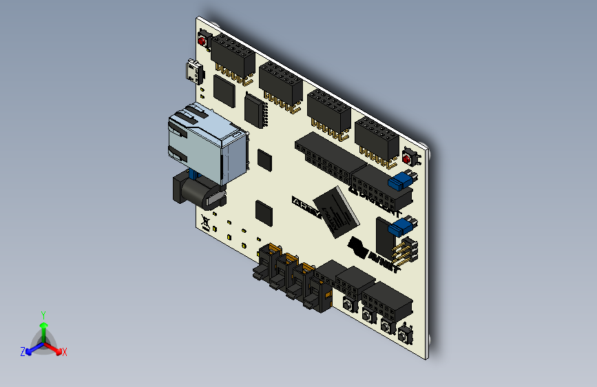 Artix-7 FPGA开发板完整模型