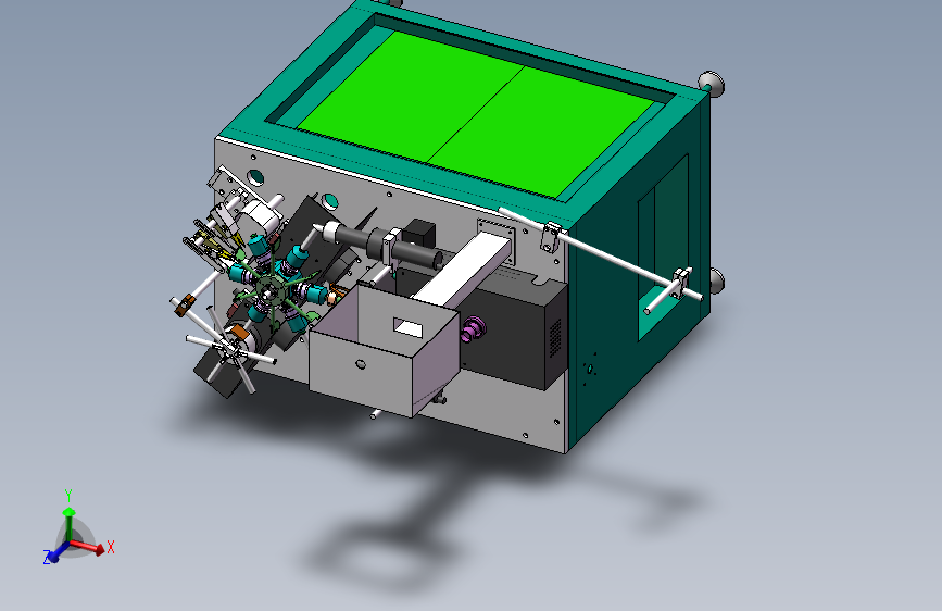 全自动音圈绕线机（带工程图）  机械设计3D模型