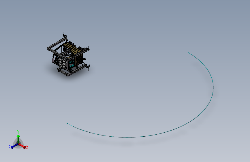 驾驶舱焊接夹具3D模型
