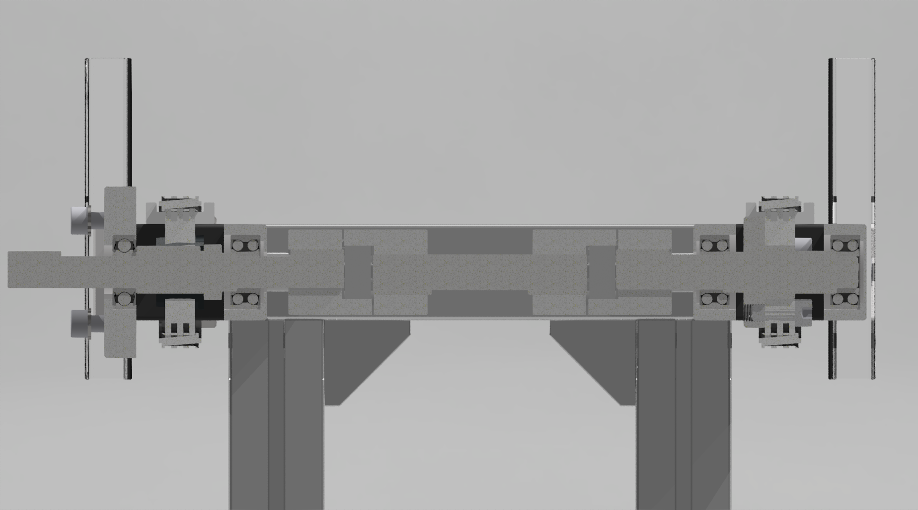 2500x700x300链式输送机3D图纸 IGS STP CATIA INVENTOR