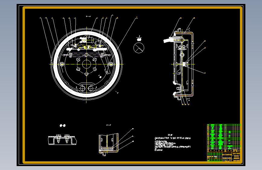 QC100-EQ1041汽车制动系统的设计前盘后鼓式制动器[全套CAD和文档]