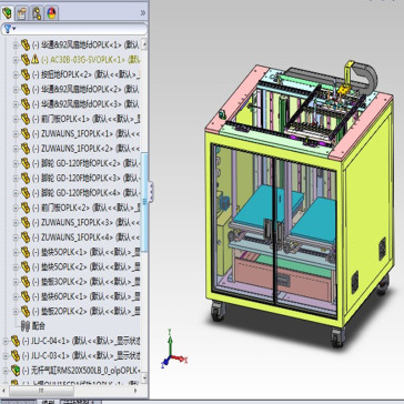 摆盘上料机3D图纸 3D模型自动化设备3D图纸3D模型 上料机机械3D图纸