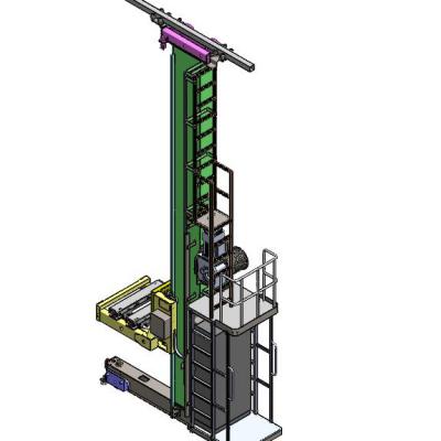 堆垛机模型详细3D图纸  非标自动化设备3D图纸3D模型