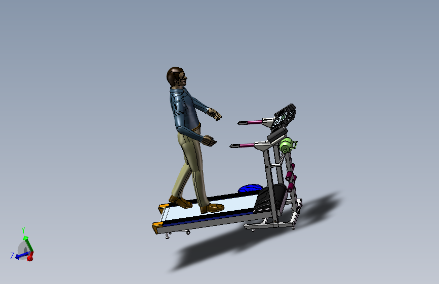 跑步机3D图