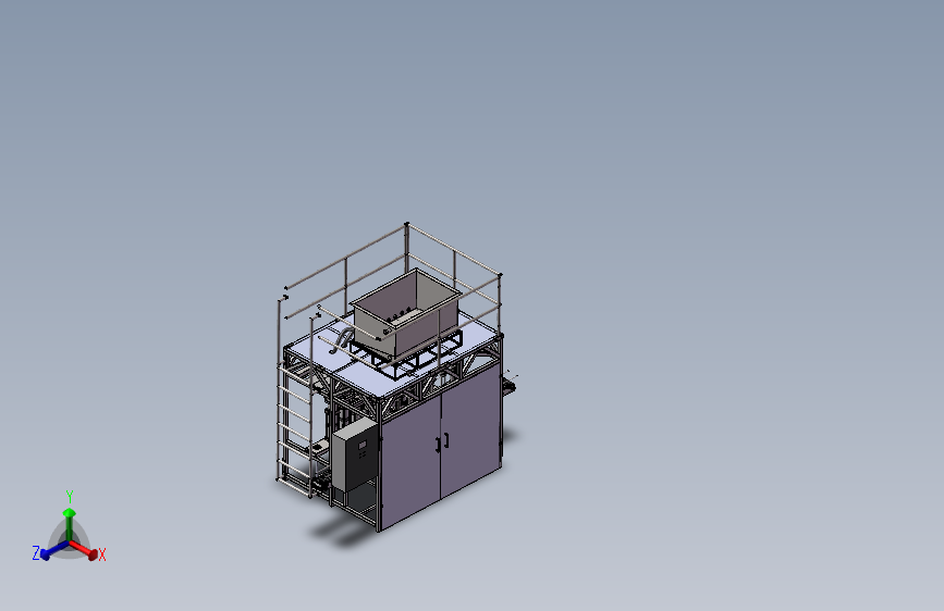 石油灌装机SW  非标自动化设备3D图纸3D模型