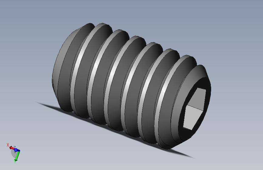 DIN 913-ISO 4026 固定螺钉-M2 L=3.SLDPRT