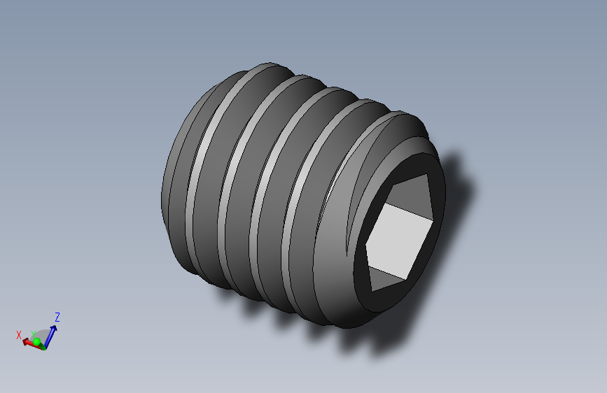 DIN 913-ISO 4026 固定螺钉-M3 L=3.SLDPRT