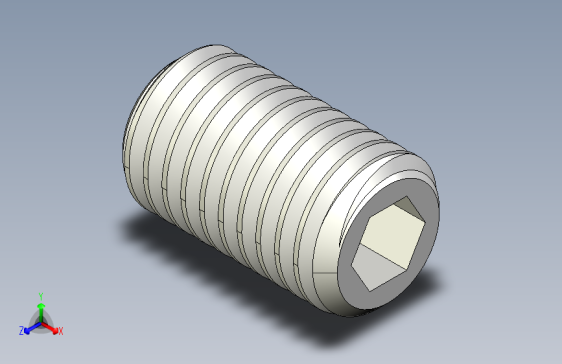 DIN 913-ISO 4026 固定螺钉-M12 L=20.STEP