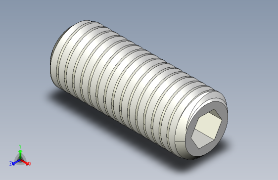 DIN 913-ISO 4026 固定螺钉-M12 L=30.STEP