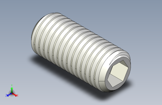 DIN 913-ISO 4026 固定螺钉-M18 L=40.STEP