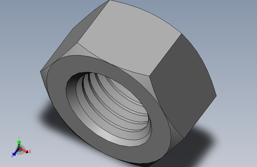 DIN 934 螺母-M20 Nut.SLDPRT