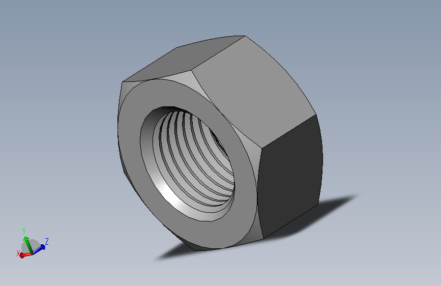 DIN 934 螺母-M52 Nut.SLDPRT