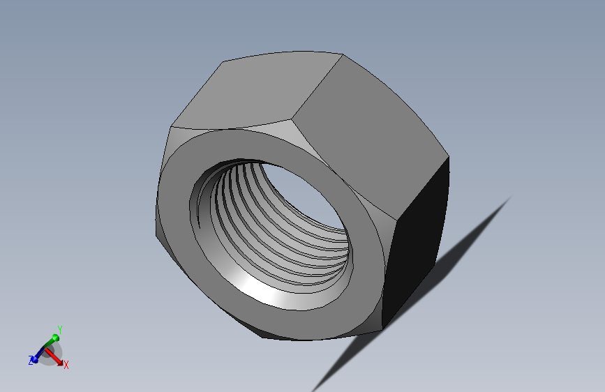 DIN 934 螺母-M68 Nut.SLDPRT