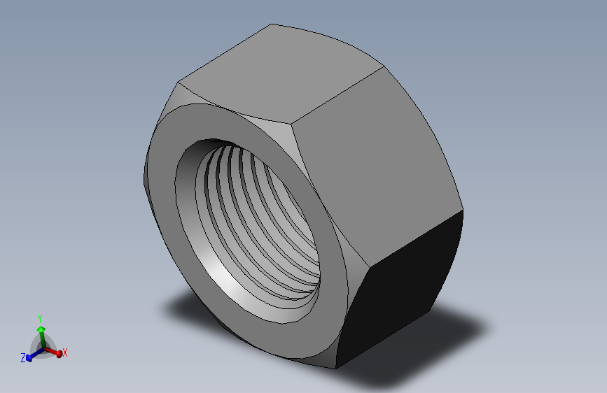 DIN 934 螺母-M72 Nut.SLDPRT