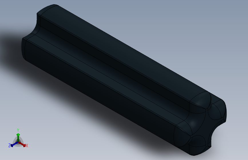 乐高机械组车桥-3704 Black Technic Axle 2.SLDPRT