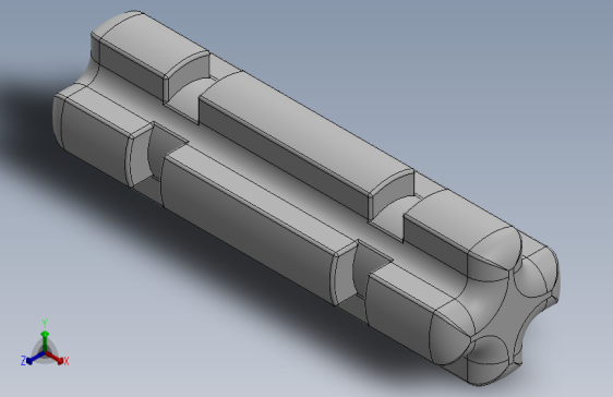 乐高机械组车桥-32062 White Technic Axle 2 Notched