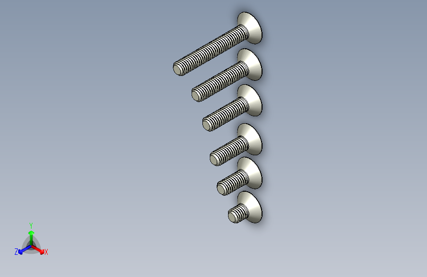 内六角螺栓-M3 Set_CSK Allen Bolt