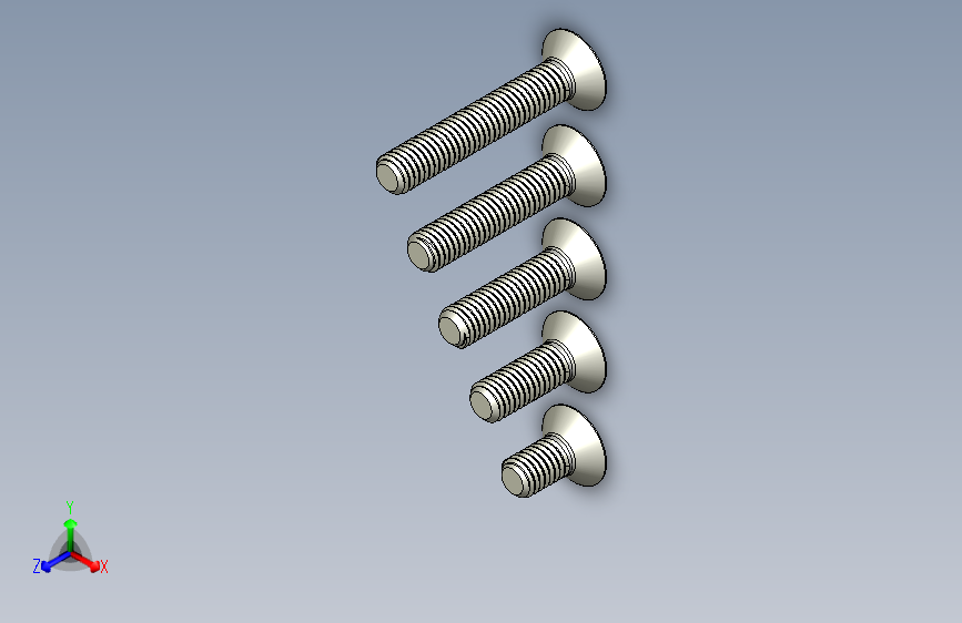 内六角螺栓-M5 Set_CSK Allen Bolt