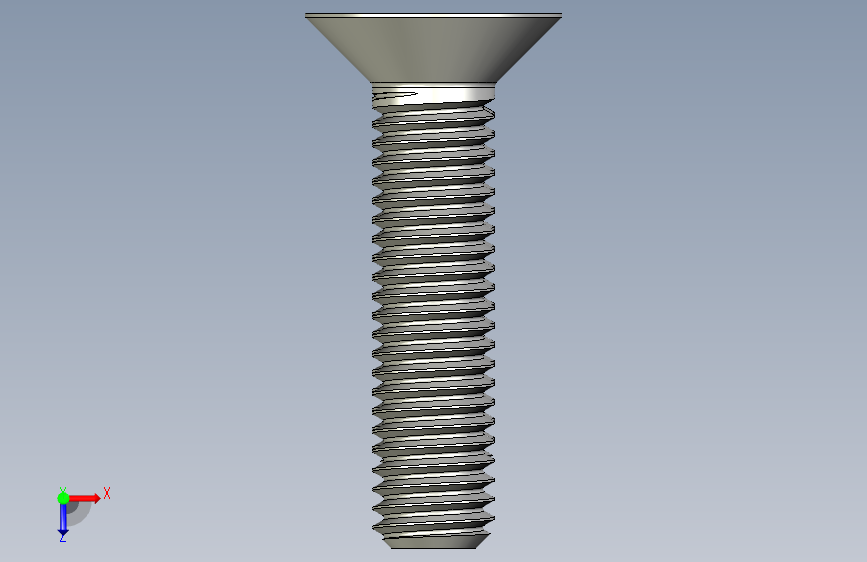 内六角螺栓-M8 Set_CSK Allen Bolt_STEP_模型图纸下载 – 懒石网