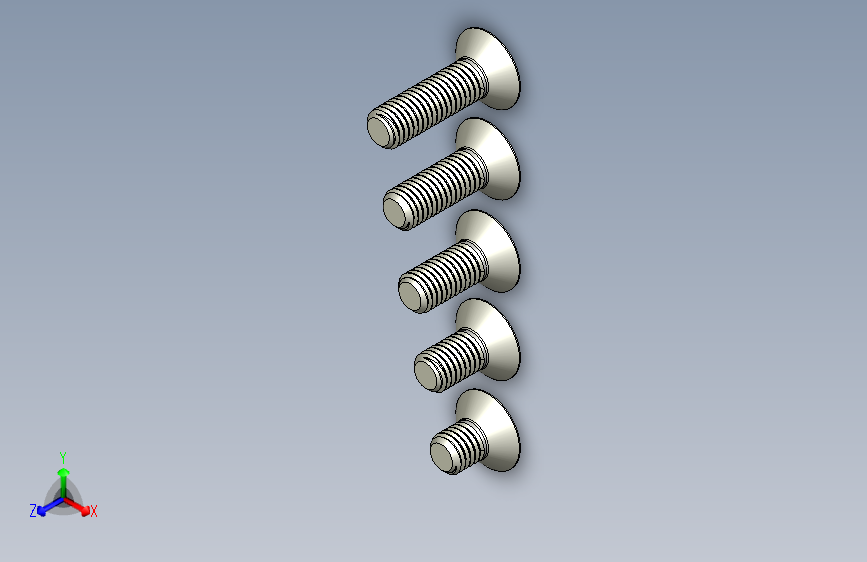 内六角螺栓-M10 Set_CSK Allen Bolt