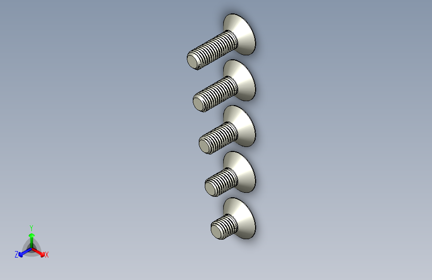 内六角螺栓-M12 Set_CSK Allen Bolt
