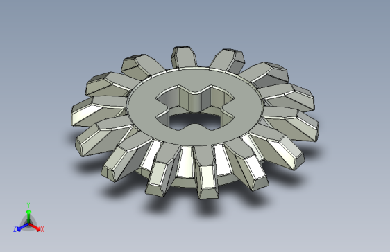 4143 OldGray Technic Gear 14 Tooth Bevel.STEP