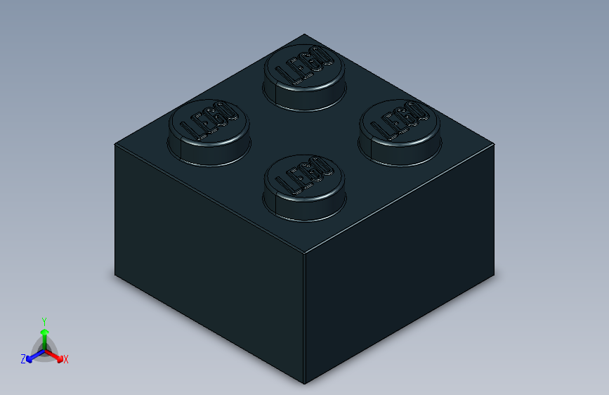 乐高套装 4421基本积木-300326 Black Brick 2 x 2.STEP